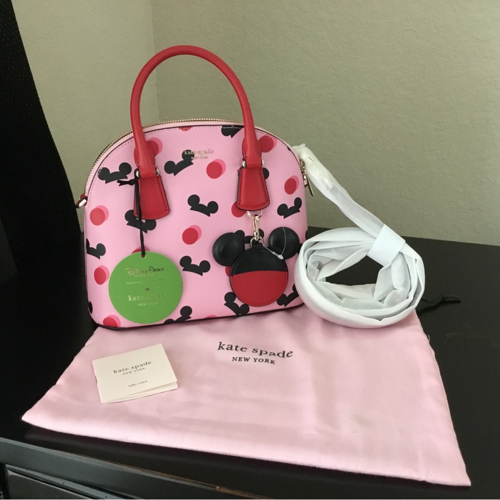 Kate Spade New York Disney Mickey Mouse Ear Crossbody Satchel. Size M. Nwt